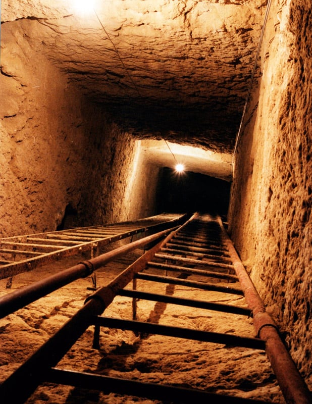 Entrée du second puits d'Osiris.