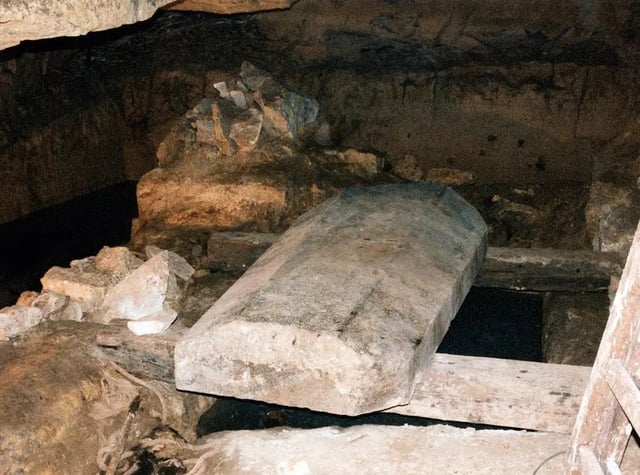 Troisième niveau depuis le puits d'Osiris.