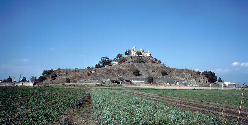 Pyramide de Cholula au Mexique