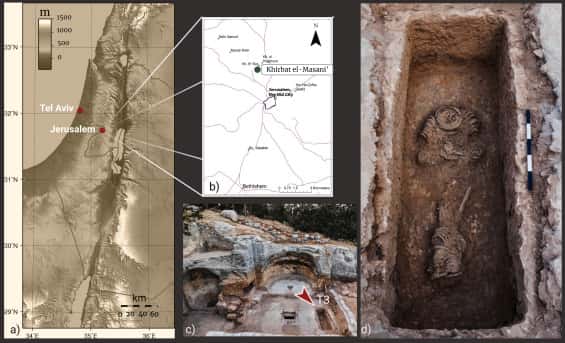 Nonne ascète byzantine à Jérusalem en Israël, il y a 1 500 ans.