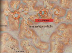 Site de Valeriana dans l'État de Campeche au Mexique.