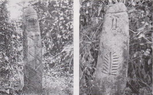 Statues-menhirs (stèle de Doko Chore/Buqqisa & stèle de Tuto Fela.
