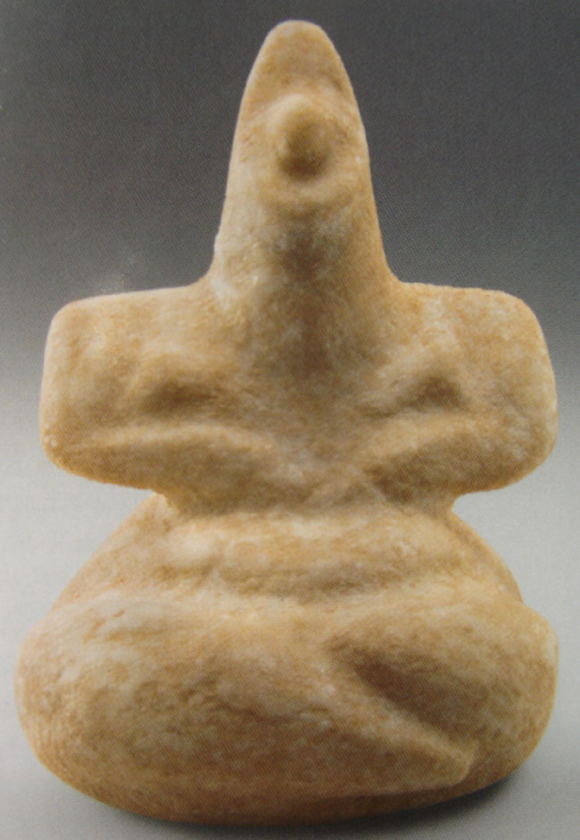 Statuette d'une déesse-mère à Égée en Grèce, il y a 5 000 ans.