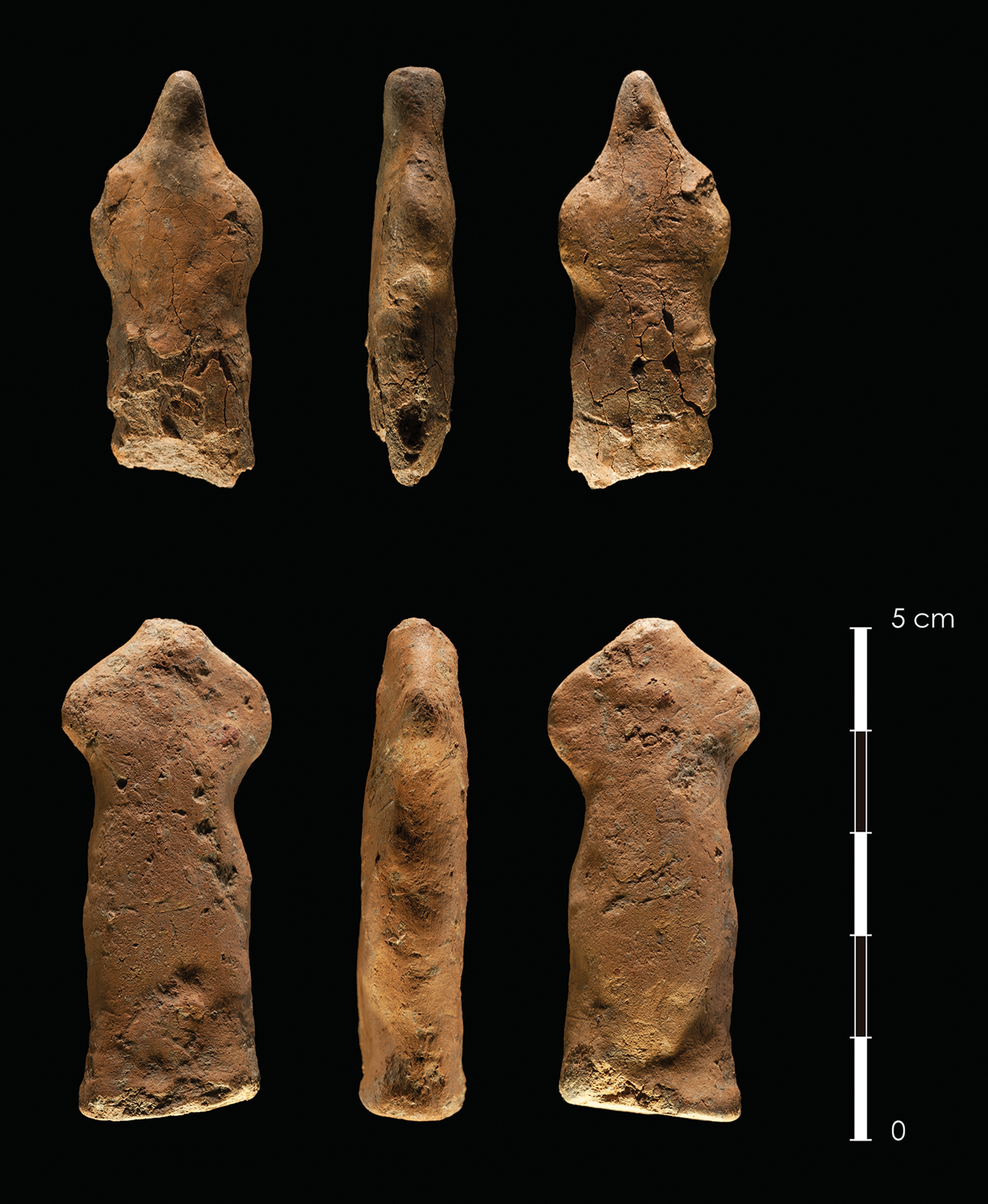 Statuettes à Kharaysin en Jordanie, il y a 9 000 ans.