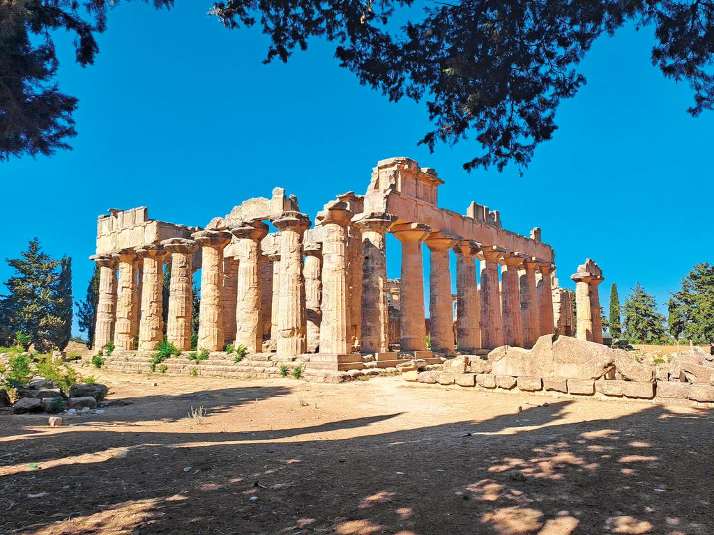 Temple de Zeus à Cyrène en Libye.