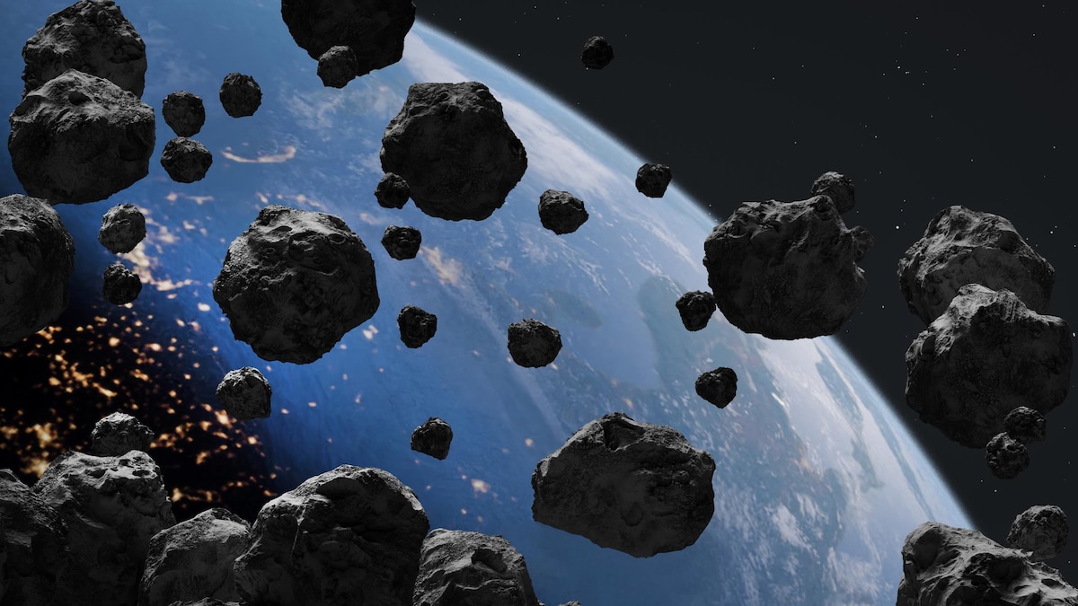 Astéroïdes en orbite autour de la Terre.