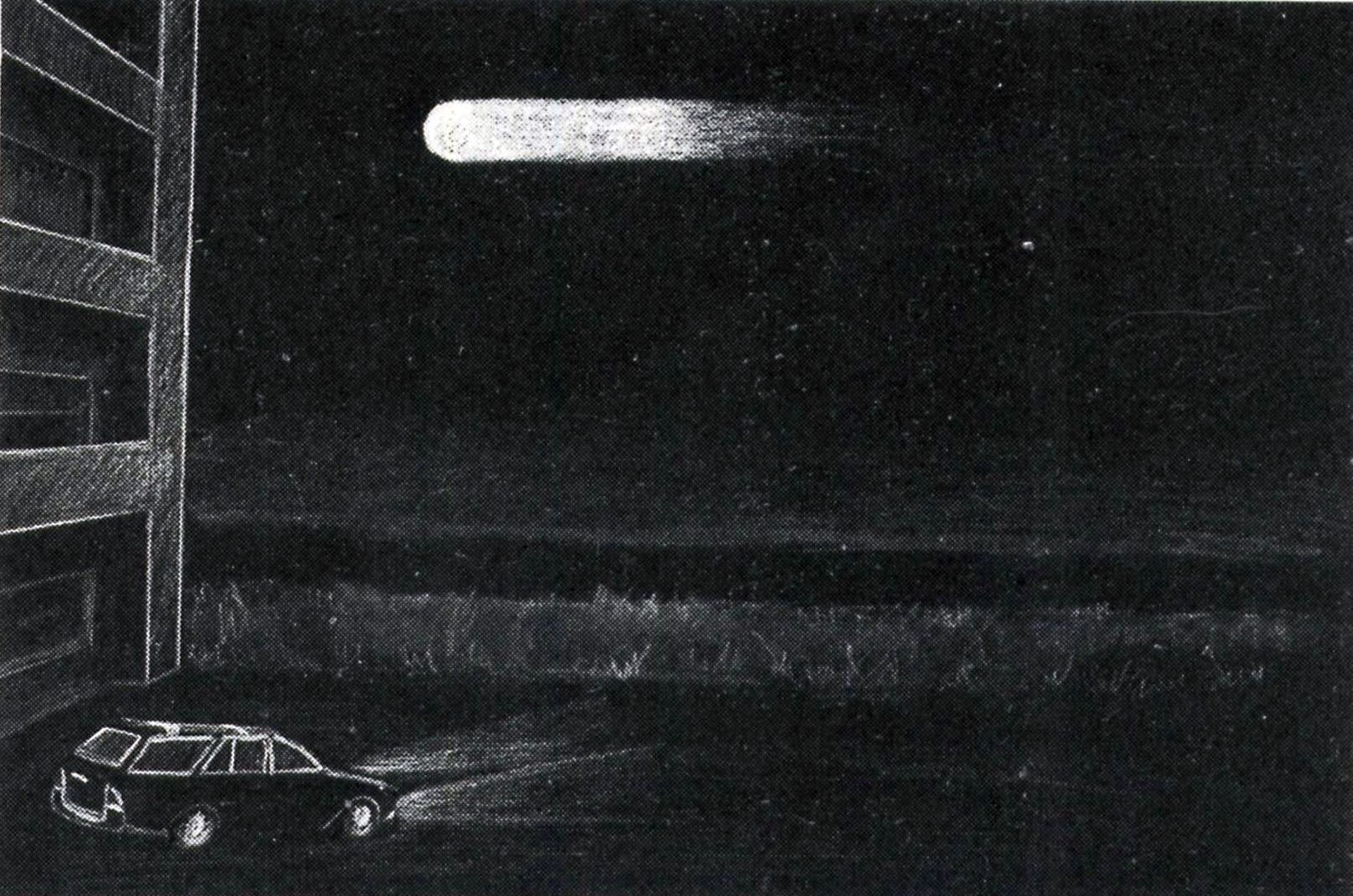 Ufo (ou OVNI) vu sur Cergy-Pointoise le 26 novembre 1979.