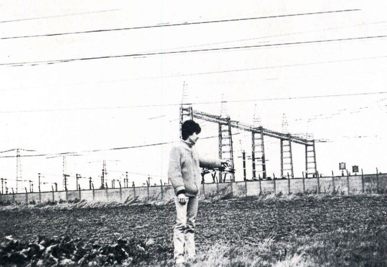 Ufo (ou OVNI) vu par Franck Fontaine, à proximité d'une centrale E.D.F. sur Cergy-Pointoise le 26 novembre 1979.