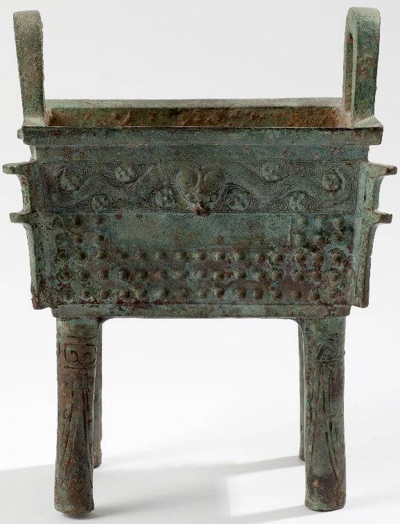 Vase Ding en bronze.