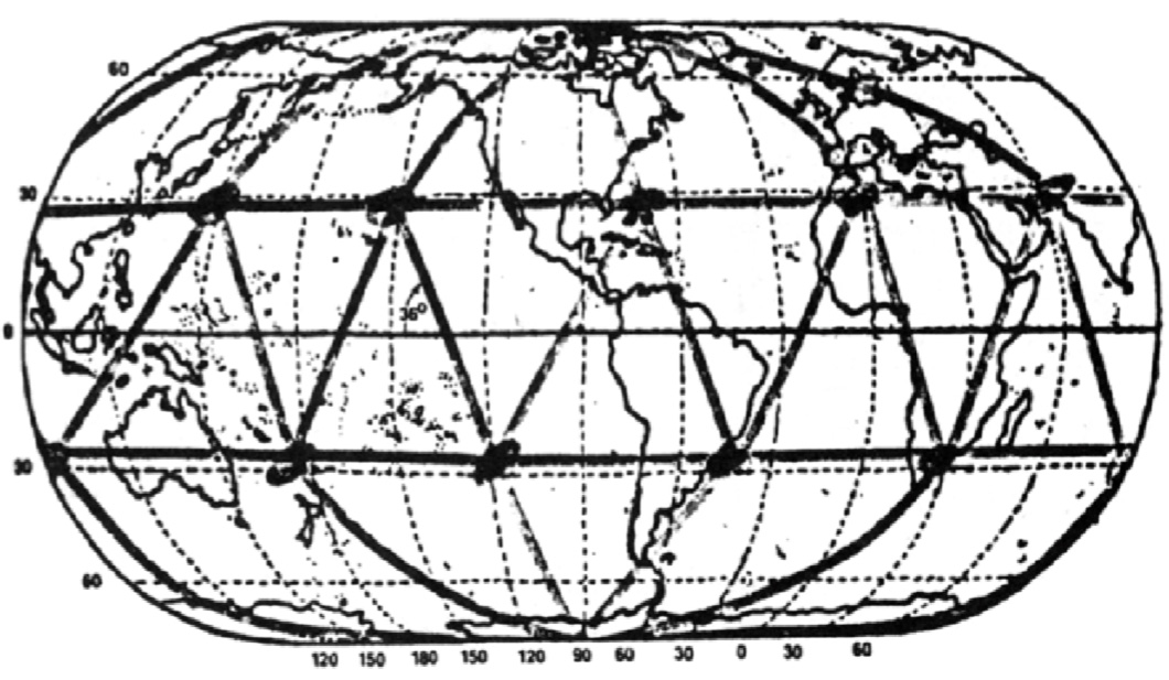 Vortex terrestres ou les douze triangles des Bermudes